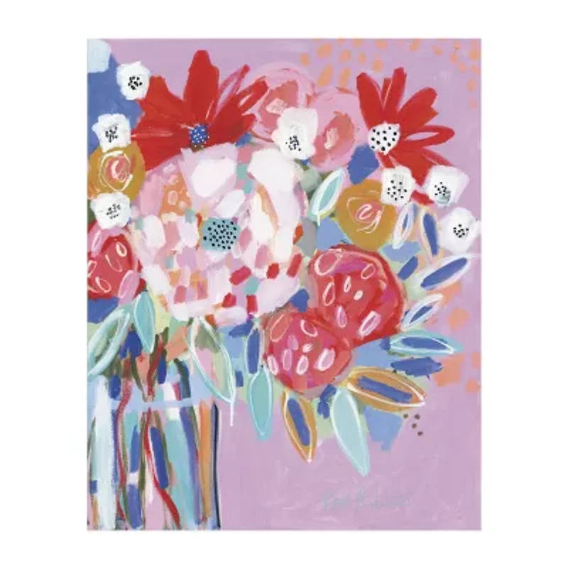 Lumaprints Tell Me A Story With Flowers Canvas Art