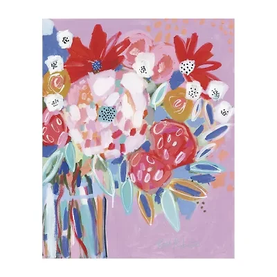 Lumaprints Tell Me A Story With Flowers Canvas Art