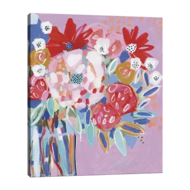 Lumaprints Tell Me A Story With Flowers Canvas Art