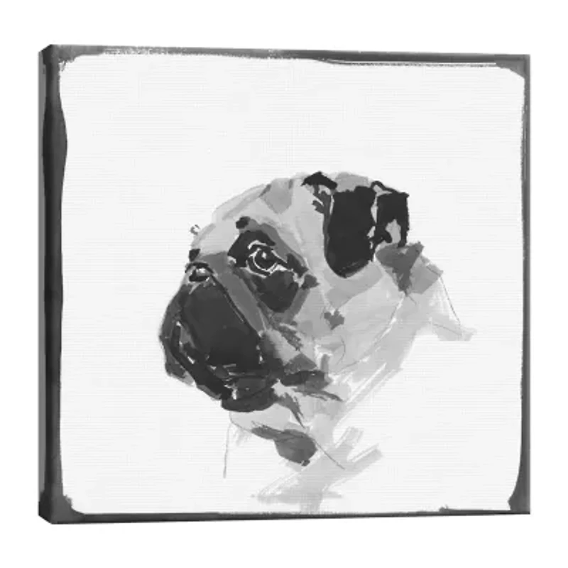 Lumaprints Pug Traditional Canvas Art