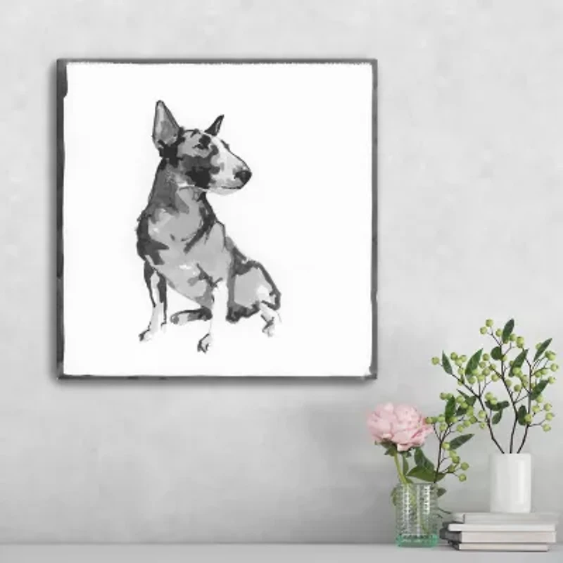 Lumaprints Bull Terrier Traditional Canvas Art