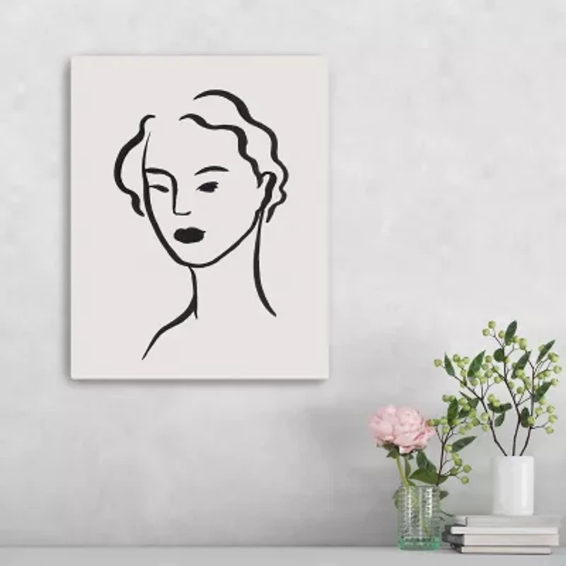 Lumaprints Figurative Face I Modern Canvas Art