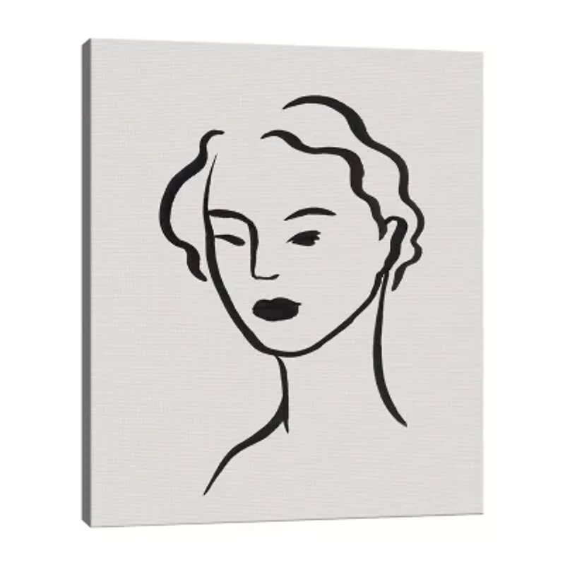 Lumaprints Figurative Face I Modern Canvas Art