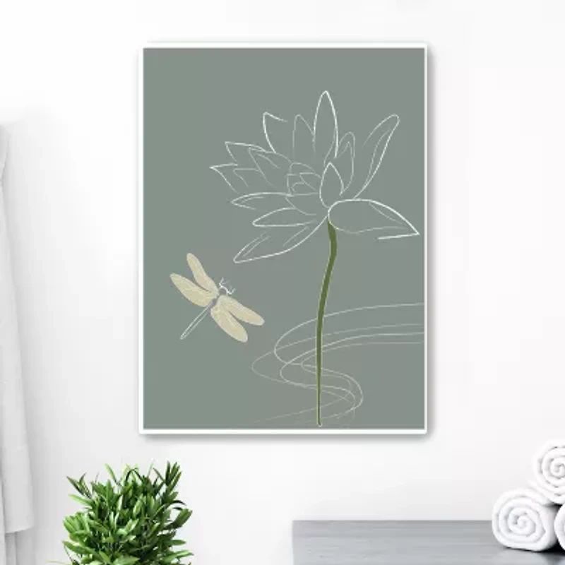 Lumaprints Japanese Art Style Drawing Canvas Art