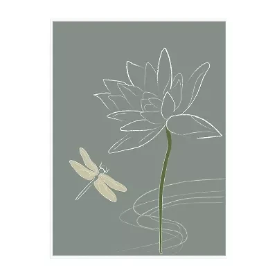 Lumaprints Japanese Art Style Drawing Canvas Art