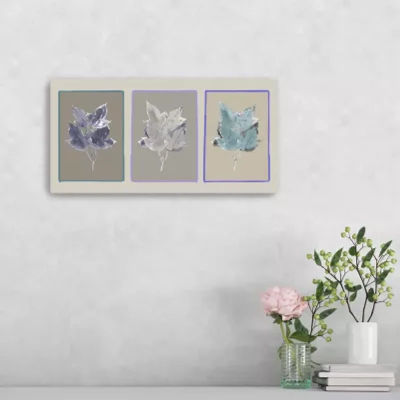 Lumaprints Three Botanicals I Modern Canvas Art