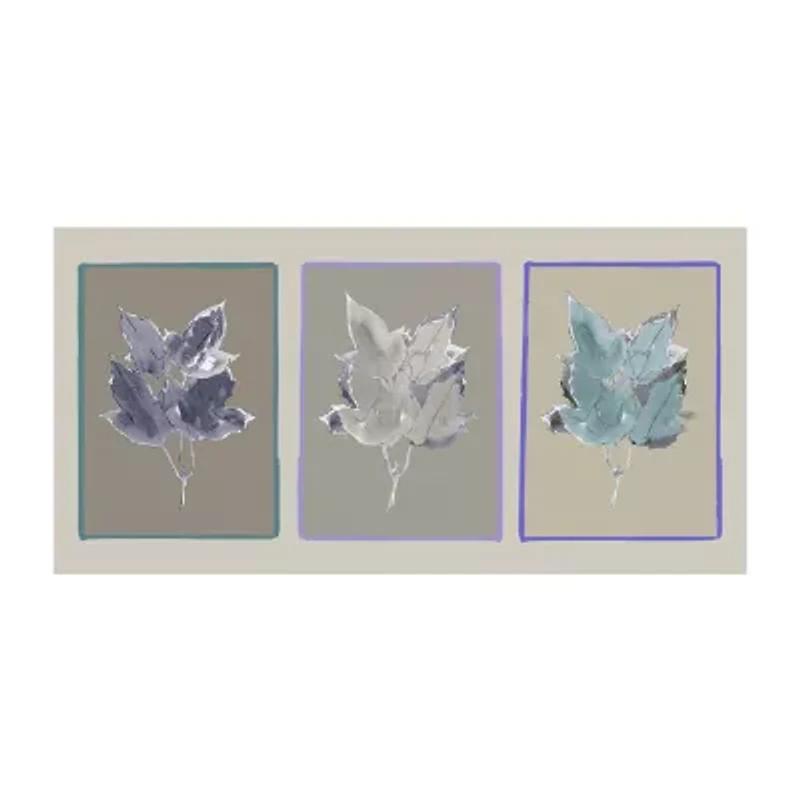 Lumaprints Three Botanicals I Modern Canvas Art