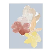 Lumaprints Blue Floral Block I Modern Canvas Art