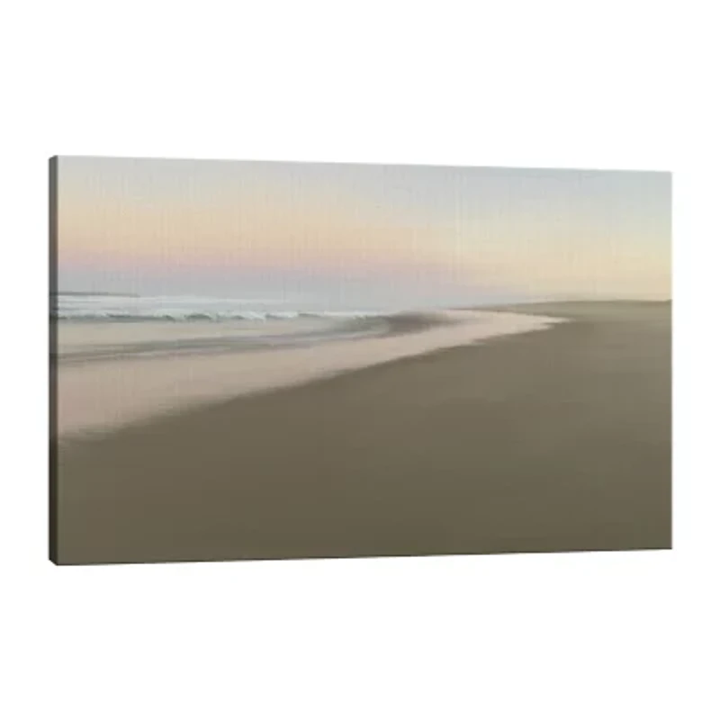 Lumaprints Soft Beach Embrace Coastal Canvas Art
