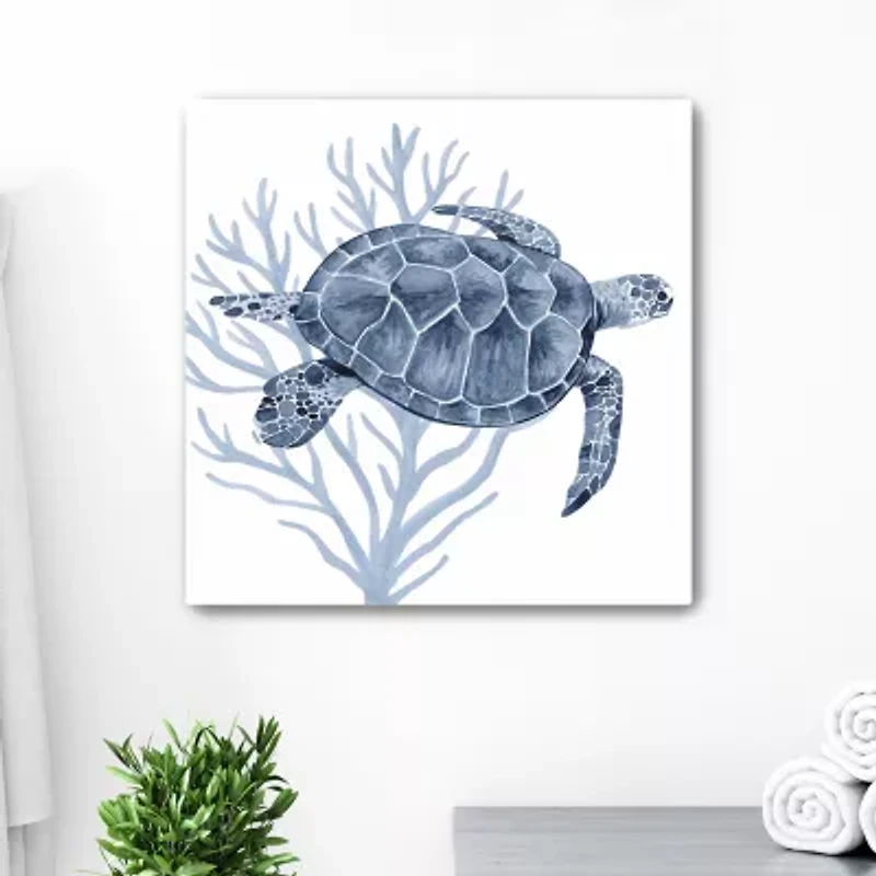 Lumaprints Deep Blue Sea Xvii Coastal Canvas Art