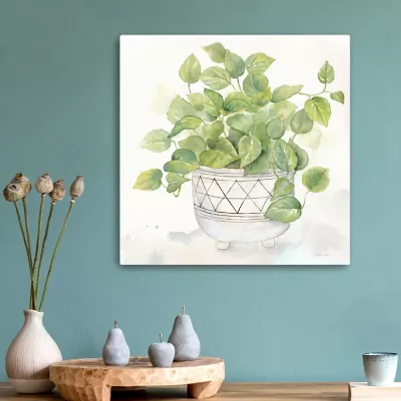 Lumaprints Houseplant I Philodendron Canvas Art