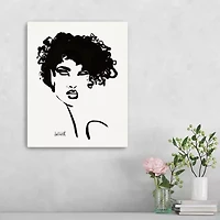 Brush Portrait XI Canvas Art
