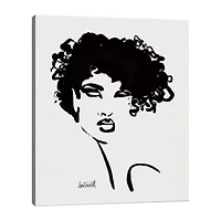 Brush Portrait XI Canvas Art