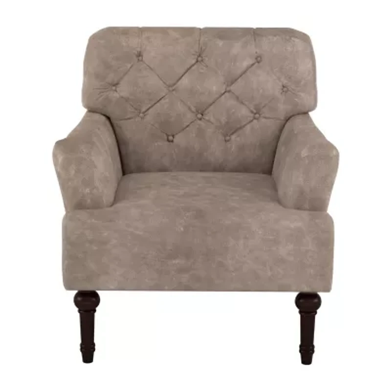 Chariot Tufted Upholstered Armchair