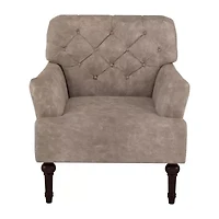 Chariot Tufted Upholstered Armchair