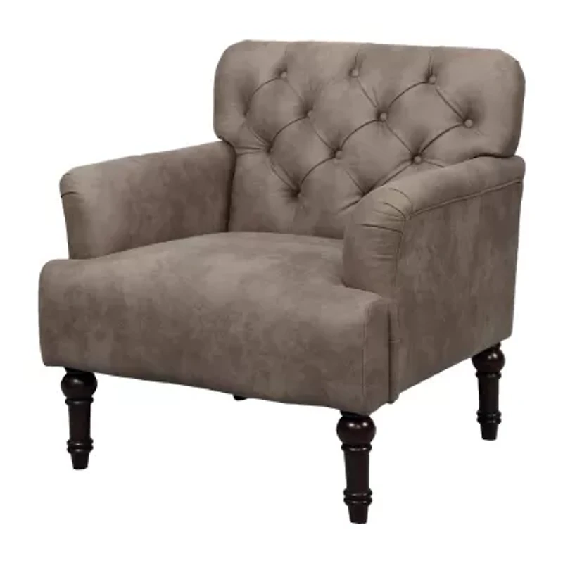 Chariot Tufted Upholstered Armchair
