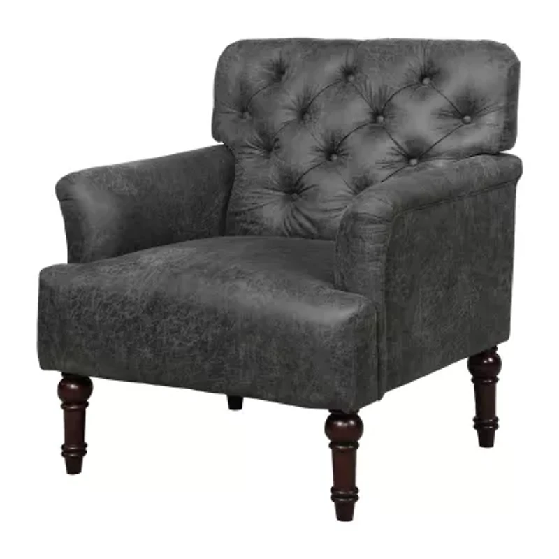 Chariot Tufted Upholstered Armchair