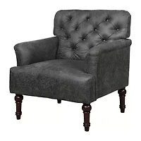 Chariot Tufted Upholstered Armchair