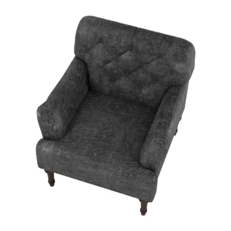 Chariot Tufted Upholstered Armchair