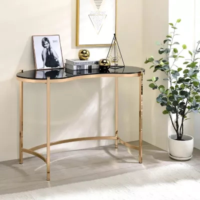 O'Dowd Glass Top Console Table