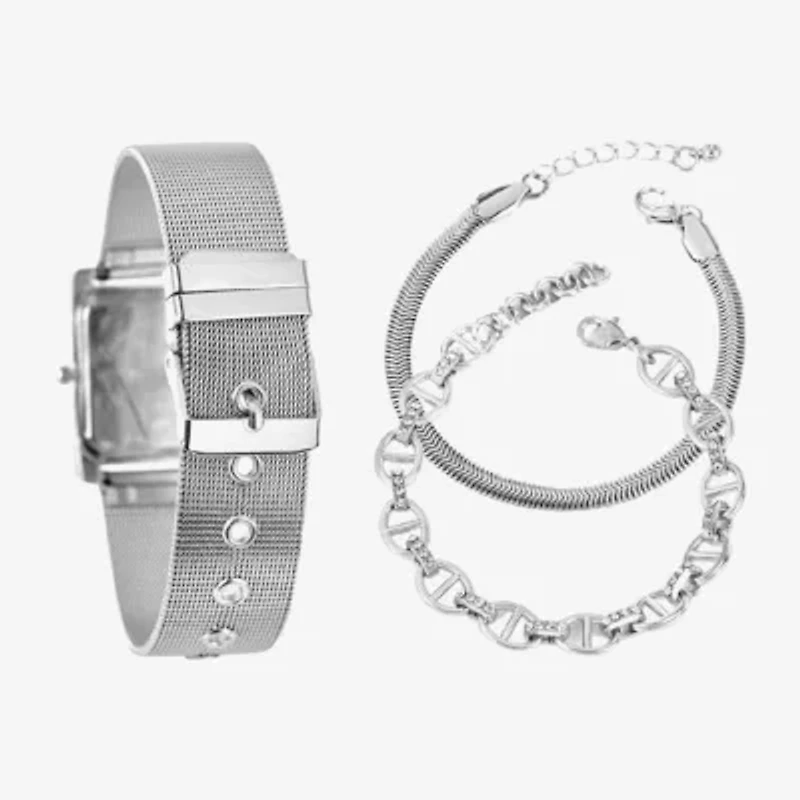 Womens Silver Tone Bracelet Watch A1973s-22-J28