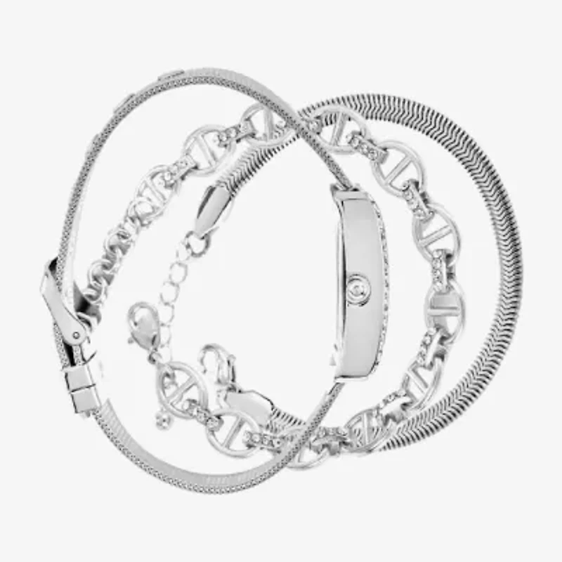 Womens Silver Tone Bracelet Watch A1973s-22-J28