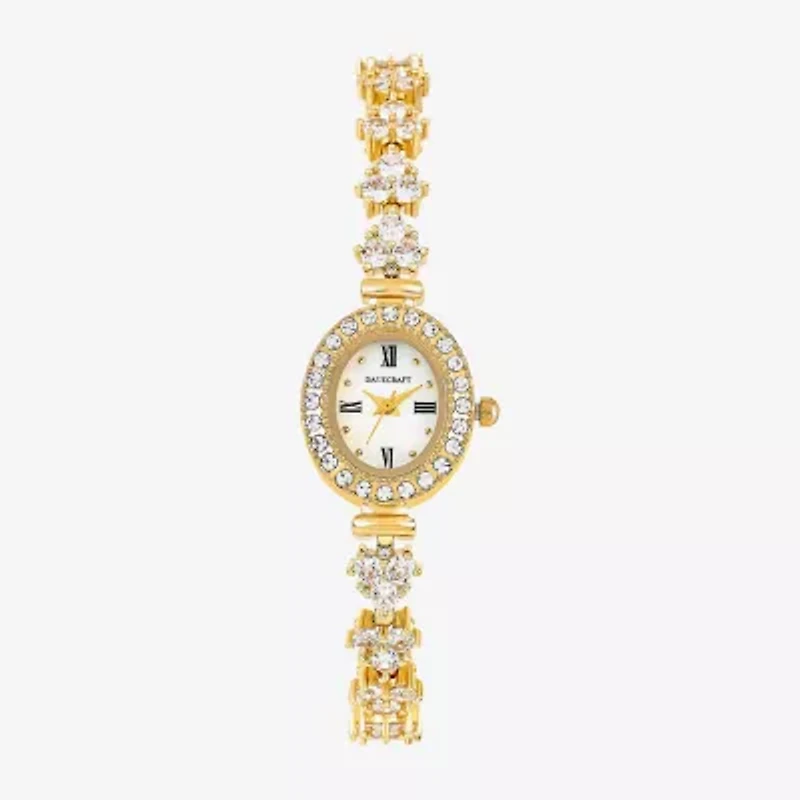Danecraft Womens Gold Tone Bracelet Watch Dc11809g-42-E27