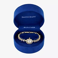 Danecraft Womens Gold Tone Bracelet Watch Dc11809g-42-E27