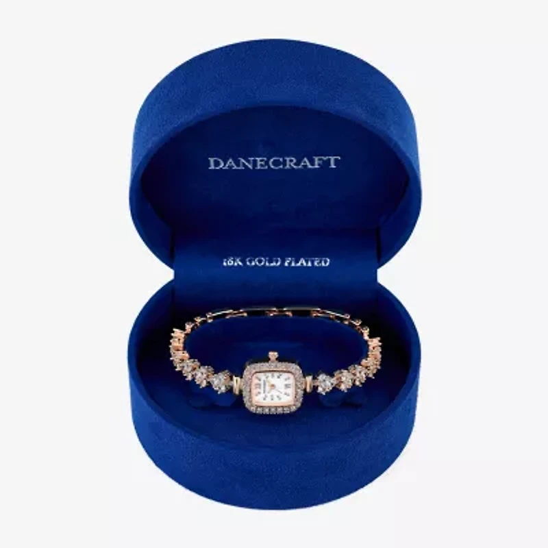 Danecraft Womens Gold Tone Bracelet Watch Dc11808g-42-E27