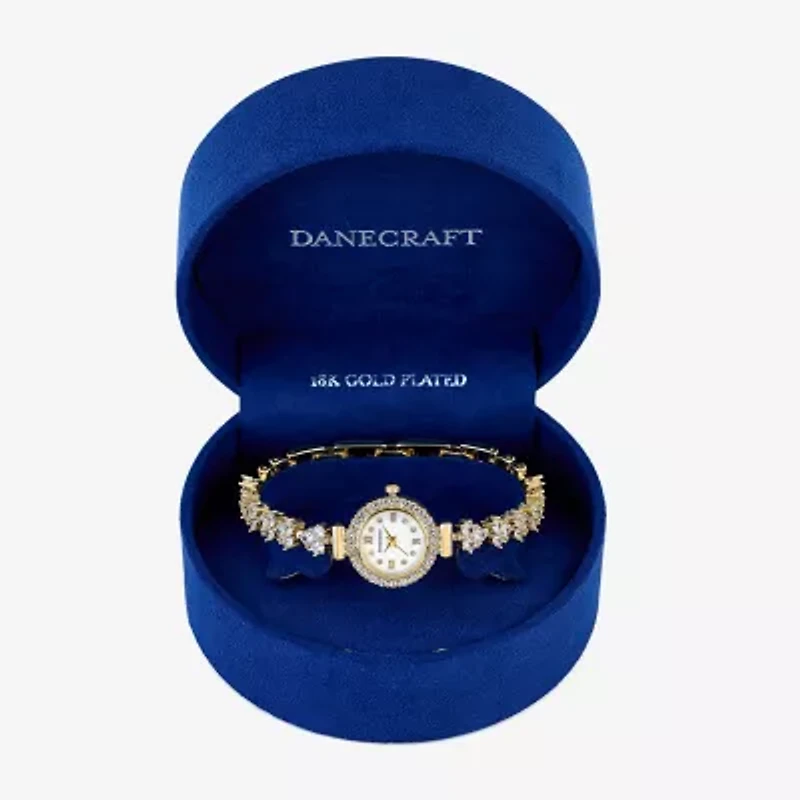 Danecraft Womens Gold Tone Bracelet Watch Dc11810g-42-E27