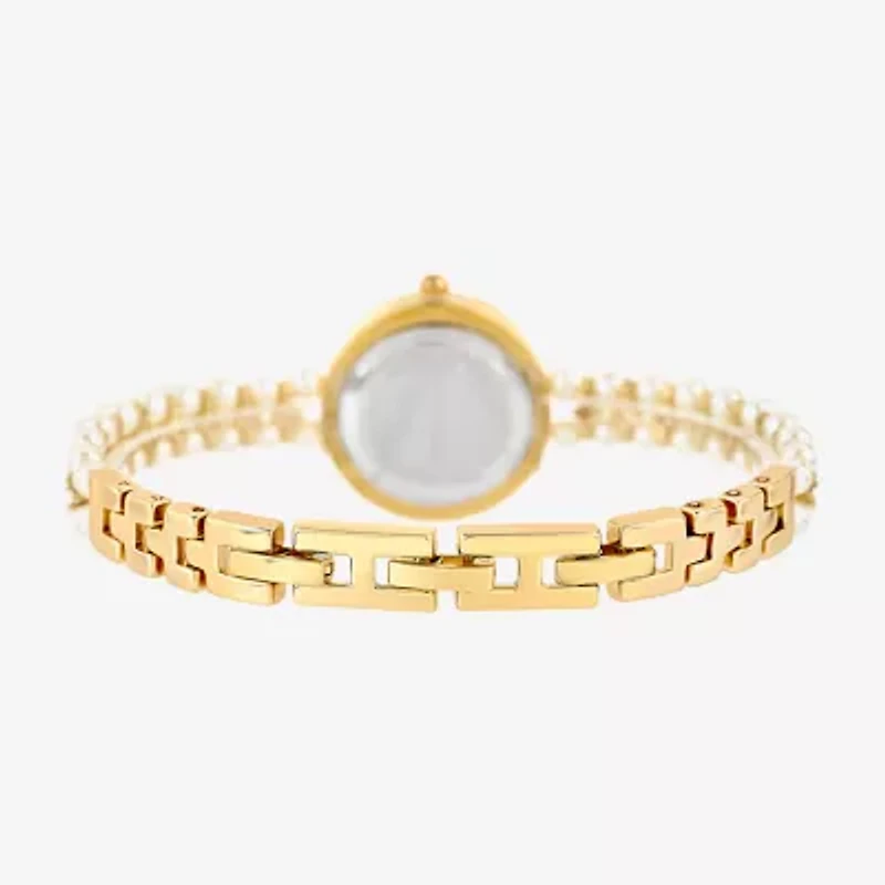 Danecraft Womens Gold Tone Bracelet Watch Dc09388g-42-E28