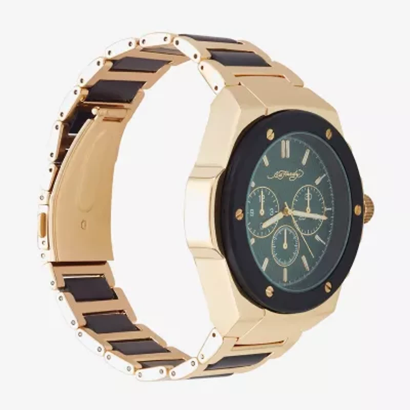 Ed Hardy Mens Two Tone Bracelet Watch 50441g-42-X27