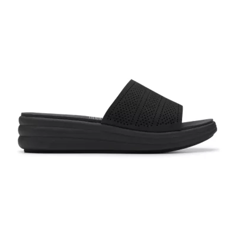 Clarks Cloudsteppers Womens Drift Twist Slide Sandals