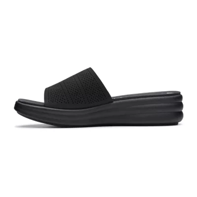 Clarks Cloudsteppers Womens Drift Twist Slide Sandals