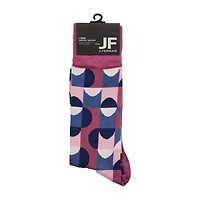 J. Ferrar Dress Mens 1 Pair Crew Socks