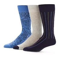 Stafford Super Soft Lux Mens 3 Pair Crew Socks