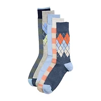 Stafford Casual Dress Mens 5 Pair Crew Socks