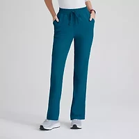 Skechers Skp623 Gamma 6-Pocket Mid-Rise Tapered Leg Womens Plus Tall Tag Free Stretch Fabric Moisture Wicking Scrub Pant