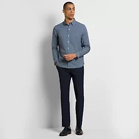 Van Heusen Soft Lux Stretch Mens Regular Fit Dress Flat Front Pant