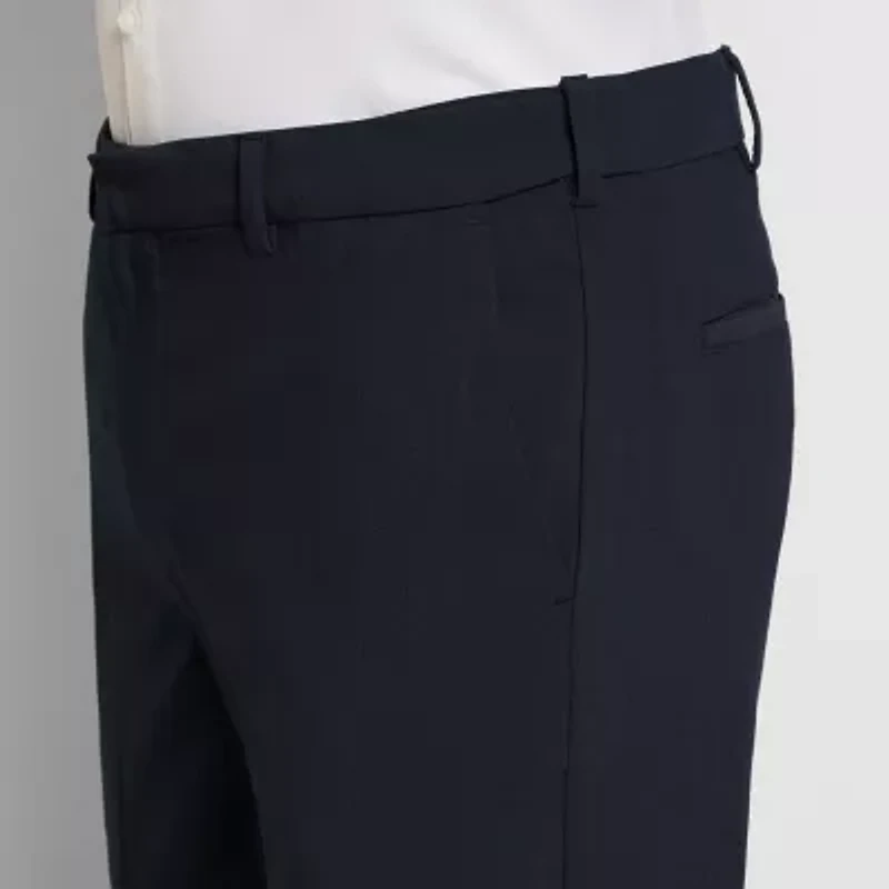 Van Heusen Soft Lux Stretch Mens Regular Fit Dress Flat Front Pant