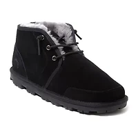 Dearfoams Shepparton Mens Memory Foam Bootie Slippers