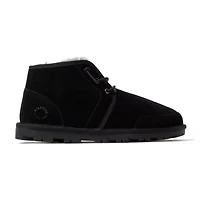 Dearfoams Shepparton Mens Memory Foam Bootie Slippers