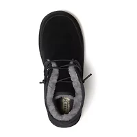 Dearfoams Shepparton Mens Memory Foam Bootie Slippers
