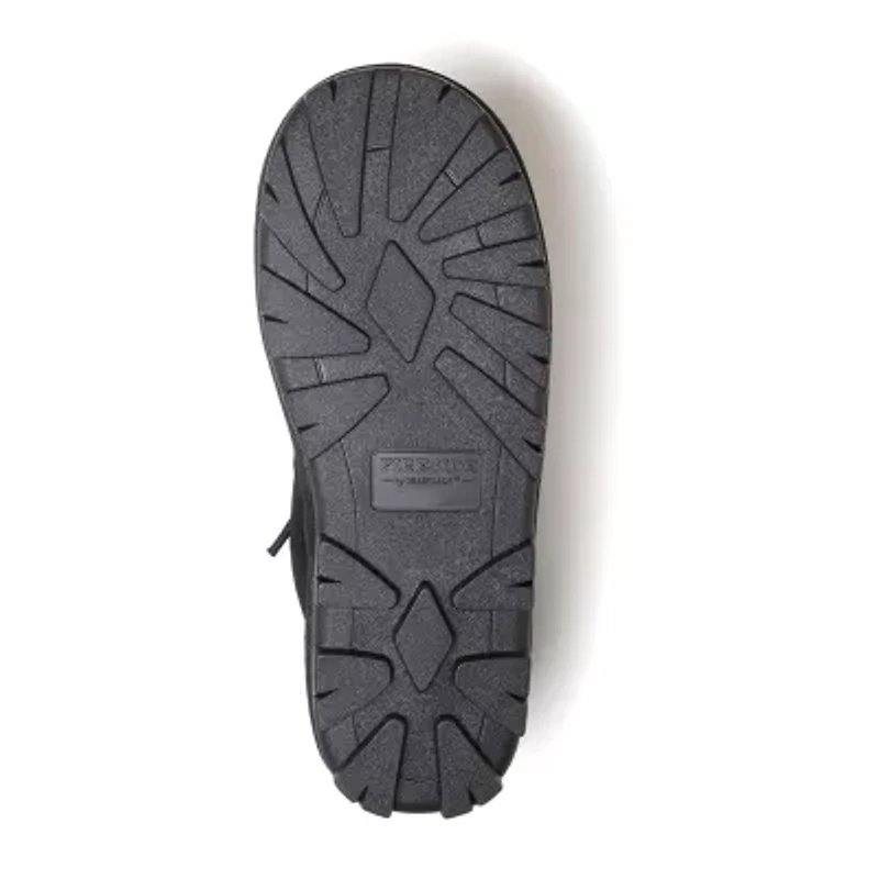 Dearfoams Shepparton Mens Memory Foam Bootie Slippers