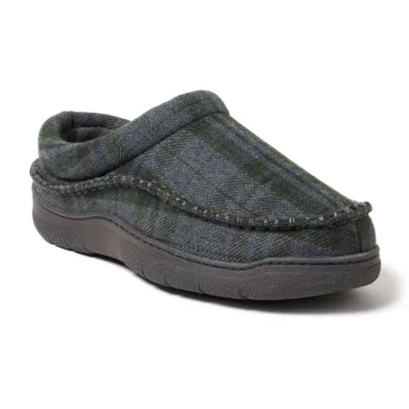 Dearfoams Thompson Mens Memory Foam Clog Slippers