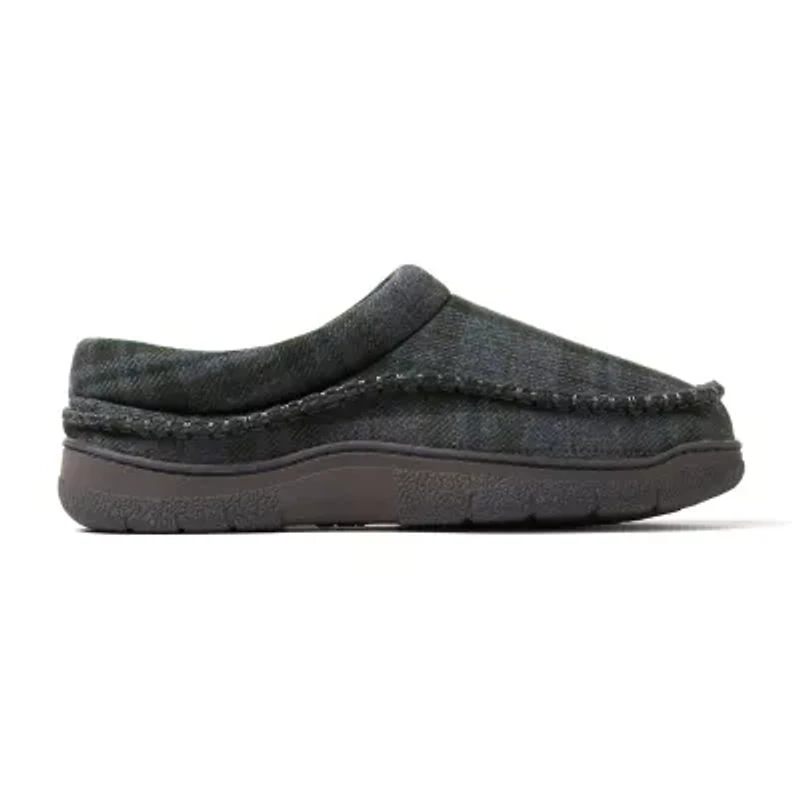Dearfoams Thompson Mens Memory Foam Clog Slippers