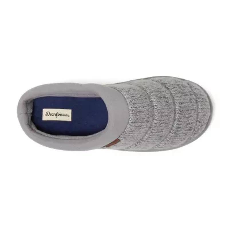 Dearfoams Men'S Dearfoam Slippers Mens Memory Foam Clog