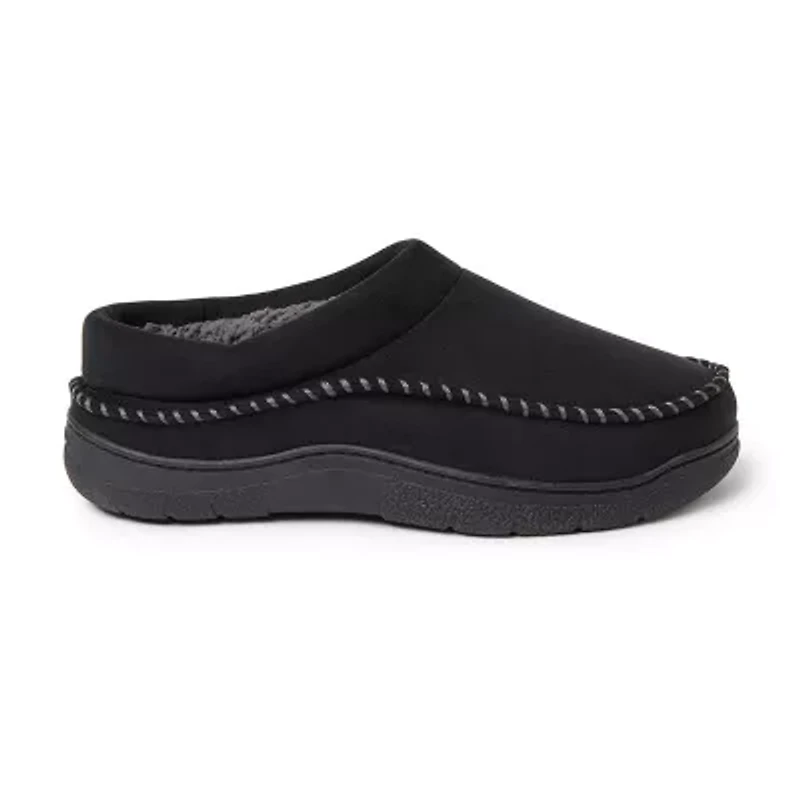 Dearfoams Thompson Mens Memory Foam Clog Slippers