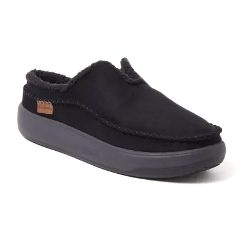 Dearfoams Elm Mens Memory Foam Clog Slippers