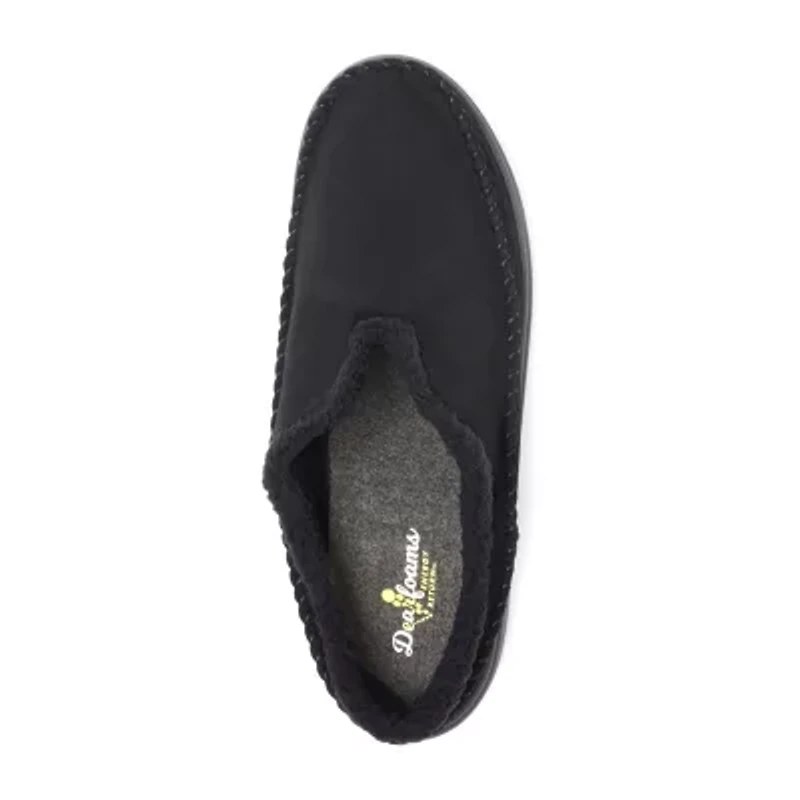 Dearfoams Elm Mens Memory Foam Clog Slippers